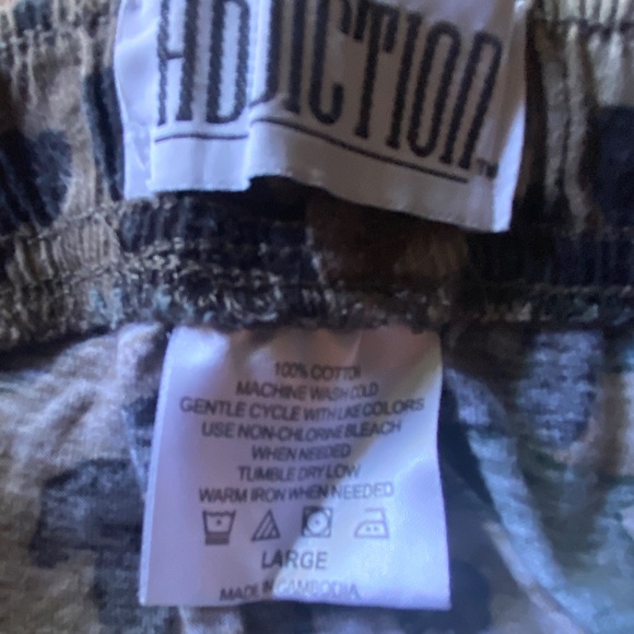 Mens Camo Addiction Lounge/Sleep Pants Size Large - Picture 5 of 5